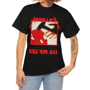 Metallica Kill 'Em All t-shirt, Metallica T-shirt, album cover metal t-shirt